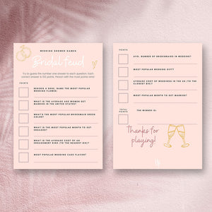 Bridal Shower Games, Hen Party Games,Bridal Feud ,Guess who? , Printable Games,Set of 4 Bridal shower games